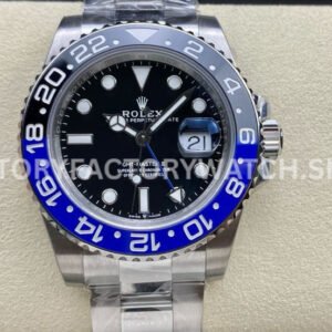 OW Factory Batman GMT 126710BLNR black blue bezel oyster