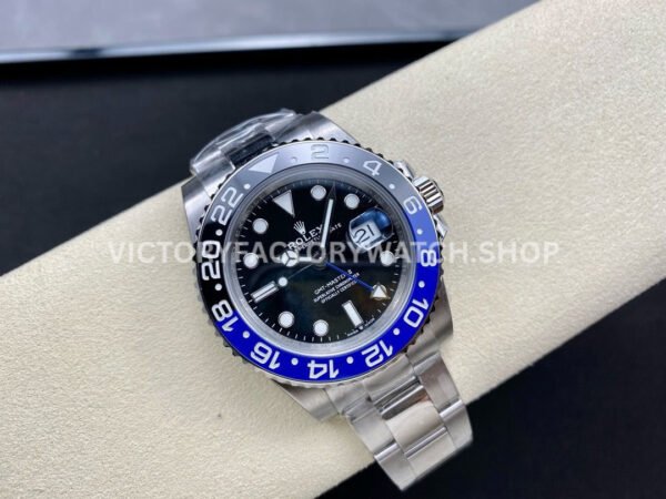 OW Factory Rolex Batman GMT-Master II 126710BLNR-0003 40mm Full Steel Black Dial