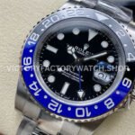 OW Factory Rolex Batman GMT-Master II 126710BLNR-0003 40mm Full Steel Black Dial
