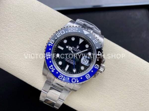OW Factory Rolex Batman GMT-Master II 126710BLNR-0003 40mm Full Steel Black Dial