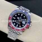 OW Factory Rolex Pepsi GMT-Master II 126710BLRO-0001 40mm Full Steel Black Dial Jubilee