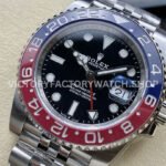 OW Factory Rolex Pepsi GMT-Master II 126710BLRO-0001 40mm Full Steel Black Dial Jubilee