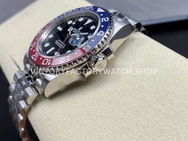 OW Factory Rolex Pepsi GMT-Master II 126710BLRO-0001 40mm Full Steel Black Dial Jubilee