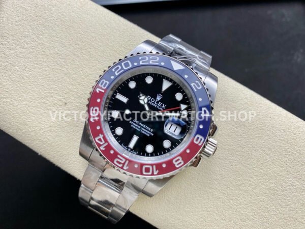 OW Factory Rolex Pepsi GMT-Master II 126710BLRO-0002 40mm Full Steel Black Dial  Brand : Rolex