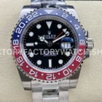 OW Factory 126710BLRO Pepsi GMT black dial steel bracelet