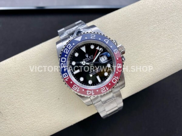 OW Factory Rolex Pepsi GMT-Master II 126710BLRO-0002 40mm Full Steel Black Dial  Brand : Rolex