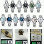 PPM Factory Counterweight Rolex Day-Date 228239-0076 40mm Full White Gold Roman Numerals Dark Blue Dial