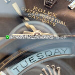 PPM Factory Counterweight Rolex Day-Date 228235-0003 40mm Full Rose Gold Baguette Diamond Brown Dial (2) PPM Factory Counterweight Rolex Day-Date 228235-0003 40mm Full Rose Gold Baguette Diamond Brown Dial