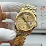 PPM Factory Counterweight Rolex Day-Date 228238-0006 40mm Full Yellow Gold Roman Number Champagne Dial (3) PPM Factory Counterweight Rolex Day-Date 228238-0006 40mm Full Yellow Gold Roman Number Champagne Dial