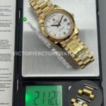 PPM Day Date white roman dial