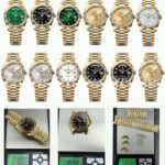 PPM Factory Counterweight Rolex Day-Date 228238-0061 40mm Full Yellow Gold Roman Number Green Dial (7) PPM Factory Counterweight Rolex Day-Date 228238-0061 40mm Full Yellow Gold Roman Number Green Dial