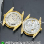 PPM Factory Counterweight Rolex Day-Date 228238-0061 40mm Full Yellow Gold Roman Number Green Dial (8) PPM Factory Counterweight Rolex Day-Date 228238-0061 40mm Full Yellow Gold Roman Number Green Dial