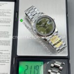 PPM Day Date olive green dial