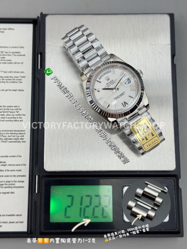 PPM Day Date roman dial