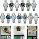 PPM Factory Counterweight Rolex Day-Date 228239-0046 40mm White Gold Roman Numerals White Dial