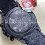PPM Factory Rolex Daytona Modified 116500 Black Carbon Fiber Calf Skin Strap Diamond Baguette White Dial (5) PPM Factory Rolex Daytona Modified 116500 Black Carbon Fiber Calf Skin Strap Diamond Baguette White Dial