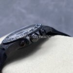 PPM Factory Rolex Daytona Modified Carbon Fiber Calf Skin Strap Real Meteorite Dial