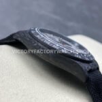 PPM Factory Rolex Daytona Modified Carbon Fiber Calf Skin Strap Real Meteorite Dial