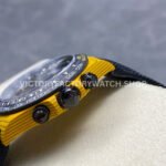 PPM Factory Rolex Daytona Modified Carbon Fiber Calf Skin Strap Skeletonized Dial (3) PPM Factory Rolex Daytona Modified Carbon Fiber Calf Skin Strap Skeletonized Dial