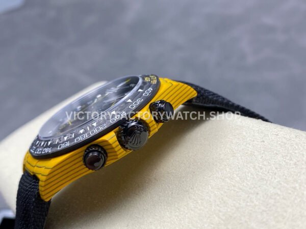 PPM Factory Rolex Daytona Modified Carbon Fiber Calf Skin Strap Skeletonized Dial (3) PPM Factory Rolex Daytona Modified Carbon Fiber Calf Skin Strap Skeletonized Dial