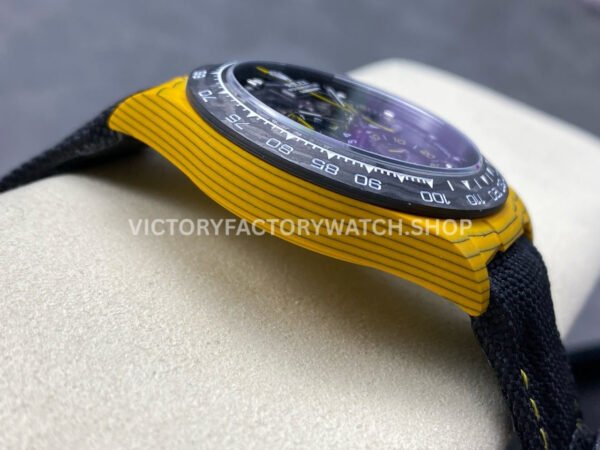 PPM Factory Rolex Daytona Modified Carbon Fiber Calf Skin Strap Skeletonized Dial (9) PPM Factory Rolex Daytona Modified Carbon Fiber Calf Skin Strap Skeletonized Dial