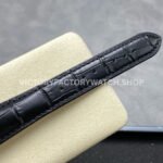 R+ Factory Counterweight Rolex Cellini Moonphase 50535-0002 39mm Rose Gold Black Leather Strap White Dial