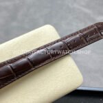 R+ Factory Counterweight Rolex Cellini Moonphase 50535-0002 39mm Rose Gold Brown Leather Strap White Dial