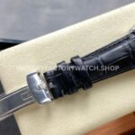 R+ Factory Counterweight Rolex Cellini Moonphase 50535 39mm White Gold Black Leather Strap Black Dial