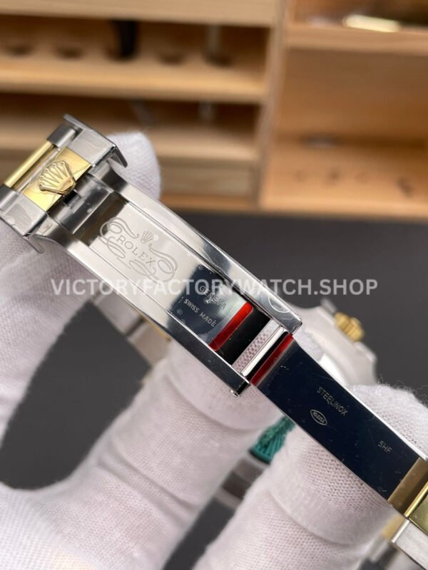 RC Factory Counterweight Rolex Submariner 116613LB 40mm Half Yellow Gold Blue Dial