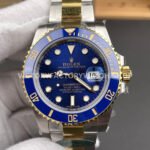 RC Factory Counterweight Rolex Submariner 116613LB 40mm Half Yellow Gold Blue Dial