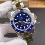 RC Factory Counterweight Rolex Submariner 116613LB 40mm Half Yellow Gold Blue Dial
