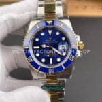 RC Factory Counterweight Rolex Submariner 116613LB 40mm Half Yellow Gold Blue Dial