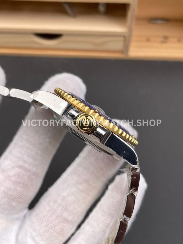 RC Factory Counterweight Rolex Submariner 116613LB 40mm Half Yellow Gold Blue Dial