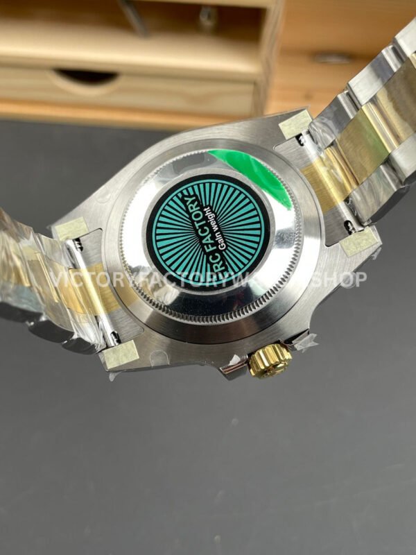 RC Factory Counterweight Rolex Submariner 116613LB 40mm Half Yellow Gold Blue Dial