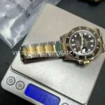 RC Factory Counterweight Rolex Submariner 116613LN 40mm Half Yellow Gold Black Dial