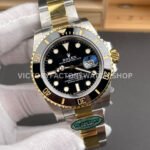RC Factory Counterweight Rolex Submariner 116613LN 40mm Half Yellow Gold Black Dial