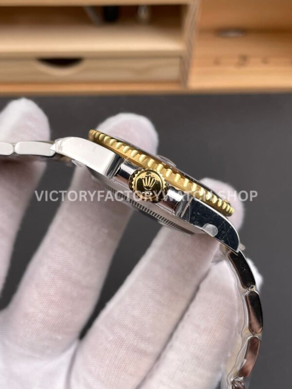 RC Factory Counterweight Rolex Submariner 116613LN 40mm Half Yellow Gold Black Dial