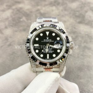 ROF Factory Rolex Submariner 116659SABR 40mm White Gold Diamond Bezel Black Dial