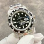 ROF Factory Rolex Submariner 116659SABR 40mm White Gold Diamond Bezel Black Dial