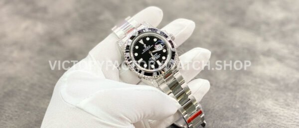 ROF Factory Rolex Submariner 116659SABR 40mm White Gold Diamond Bezel Black Dial