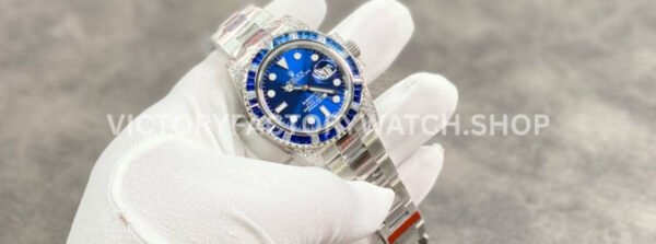 ROF Factory Rolex Submariner 116659SABR 40mm White Gold Diamond Bezel Blue Dial