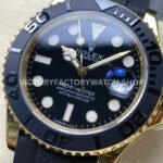 S+ Factory Counterweight Rolex Yacht-Master 226658 42mm Yellow Gold Oysterflex Black Dial