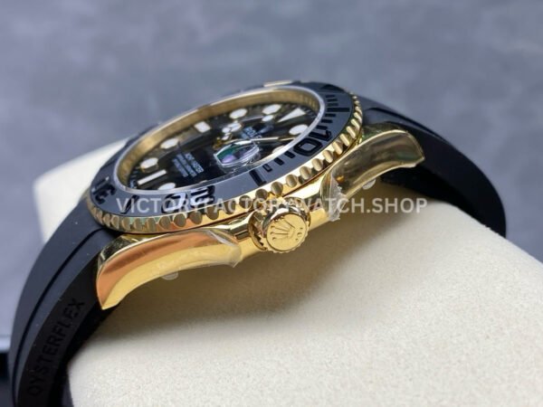 S+ Factory Counterweight Rolex Yacht-Master 226658 42mm Yellow Gold Oysterflex Black Dial