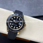 S+ Factory Counterweight Rolex Yacht-Master 226658 42mm Yellow Gold Oysterflex Black Dial