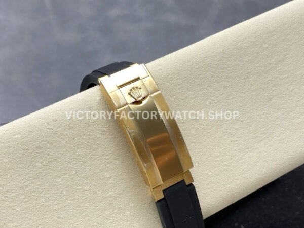 S+ Factory Counterweight Rolex Yacht-Master 226658 42mm Yellow Gold Oysterflex Black Dial