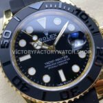 S+ Factory Counterweight Rolex Yacht-Master 226658 42mm Yellow Gold Oysterflex Black Dial