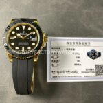 S+ Factory Counterweight Rolex Yacht-Master 226658 42mm Yellow Gold Oysterflex Black Dial