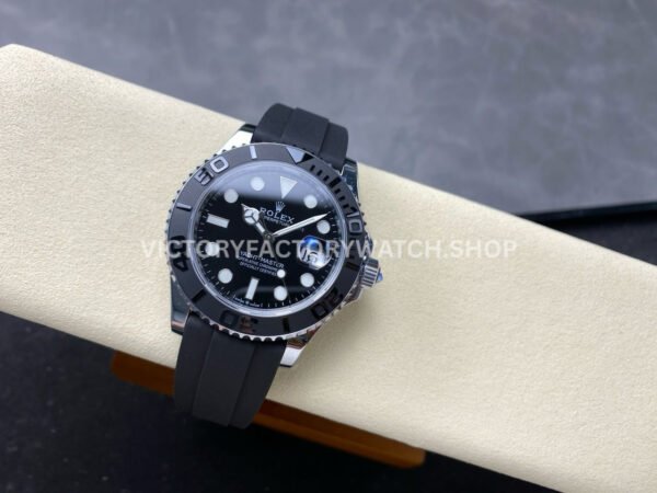 S+ Factory Counterweight Rolex Yacht-Master 226659 42mm White Gold Oysterflex Black Dial