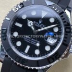S+ Factory Counterweight Rolex Yacht-Master 226659 42mm White Gold Oysterflex Black Dial