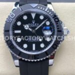 S+ Factory Counterweight Rolex Yacht-Master 226659 42mm White Gold Oysterflex Black Dial